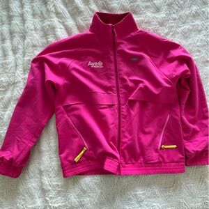 Figs Sydney Scrub Jacket - Pink Small